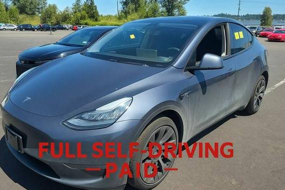 TESLA MODEL Y 2022 7SAYGDEE6NF317013 image